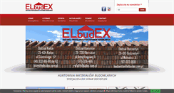 Desktop Screenshot of elbudex.com.pl
